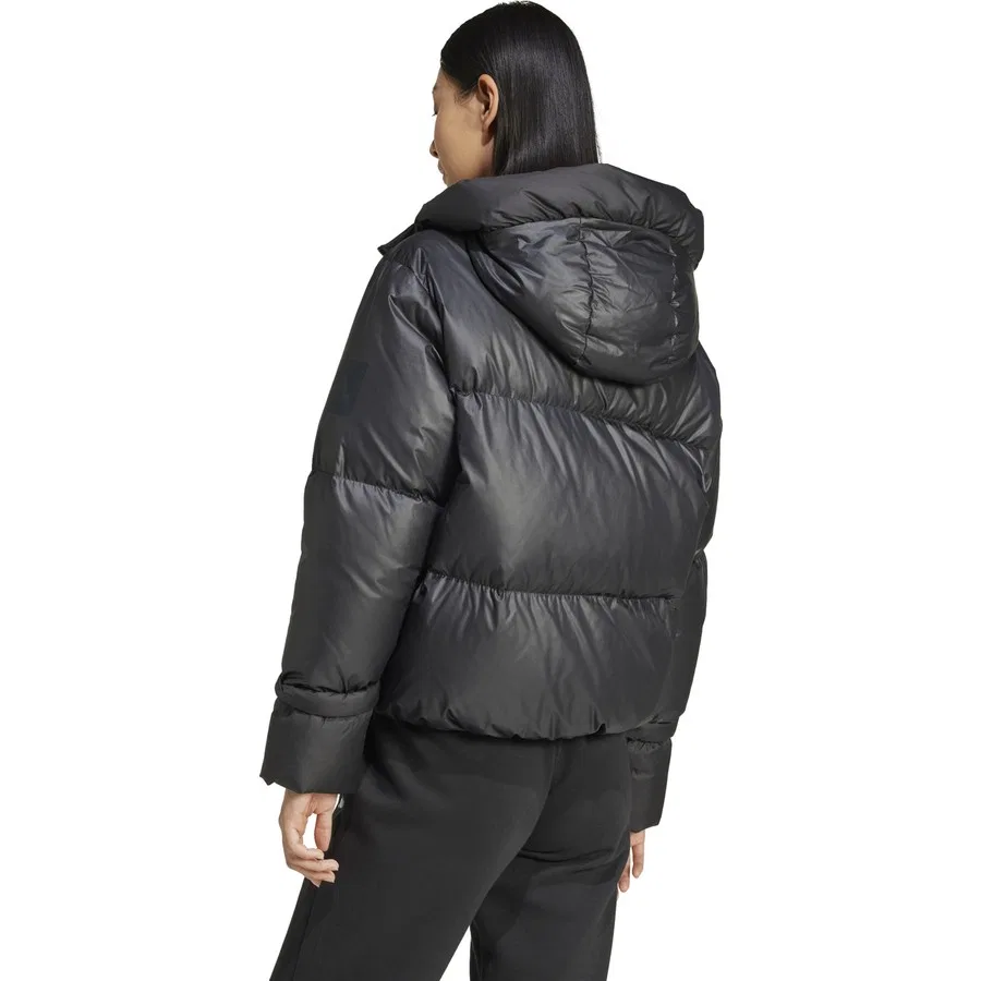 Женская куртка с длинным рукавом W Bıg Baffle J adidas, Черный — фото 4