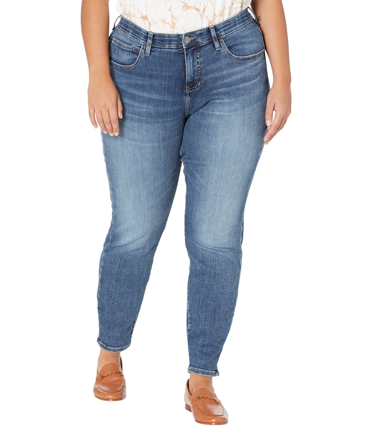 

Джинсы Jag Jeans, Plus Size Cecilia Mid-Rise Skinny Jeans