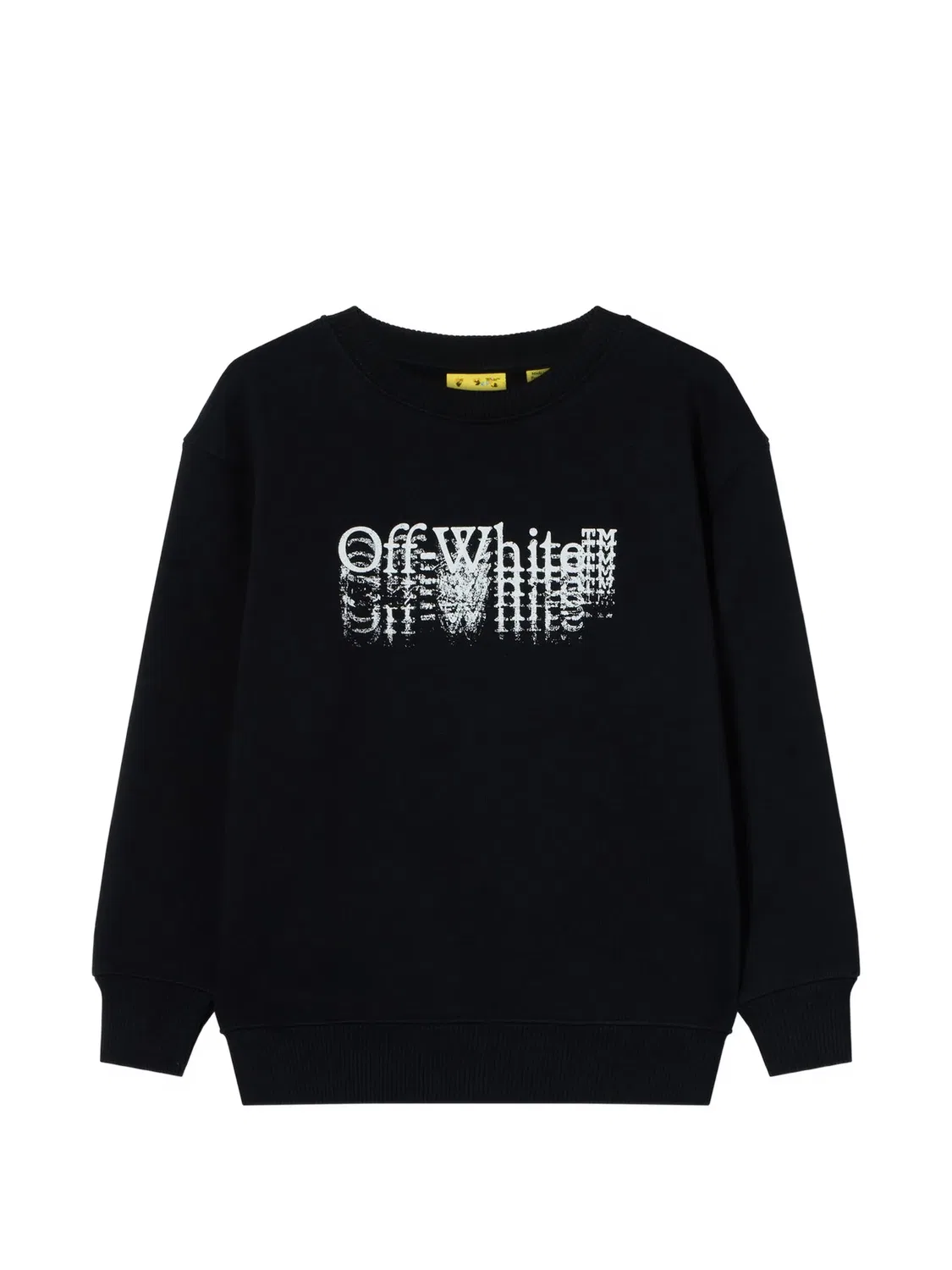 OFF-WHITE Толстовка Big Bookish Stamp Черный