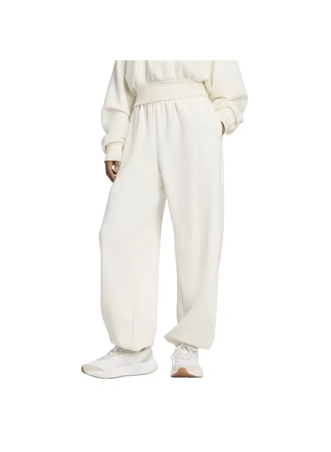 Брюки свободные Soft Lux Adidas, светло-бежевый — фото 2
