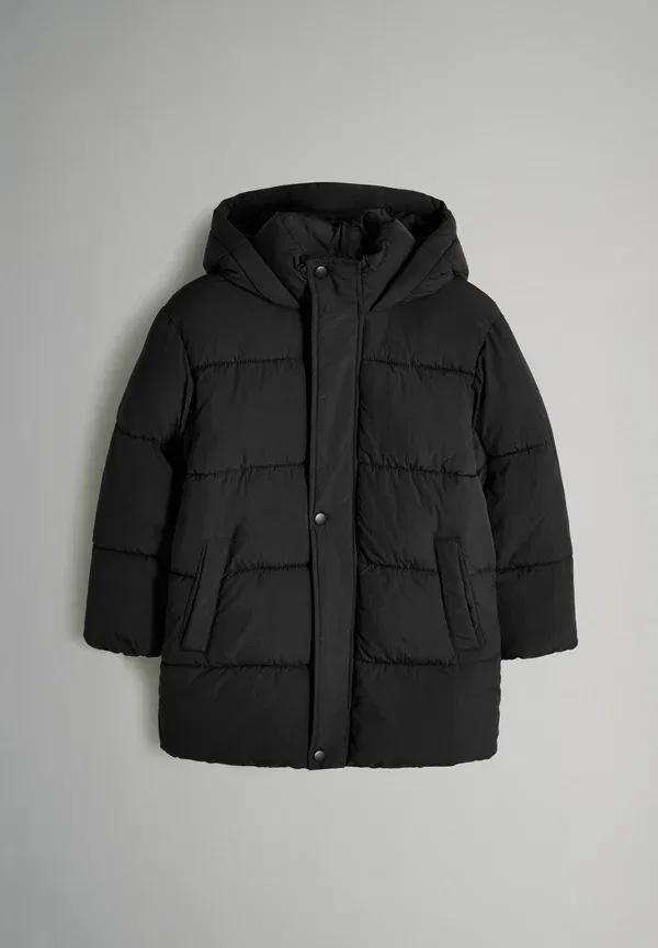 Комплект из 2 пуховиков, Regular fit, зимнее пальто, The Set, black/cream, черный/кремовый — фото 4