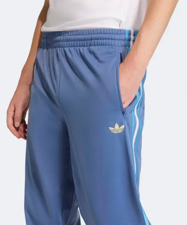 Тренировочные штаны Firebird, мужские, Adidas, светло-голубой, белый — фото 4