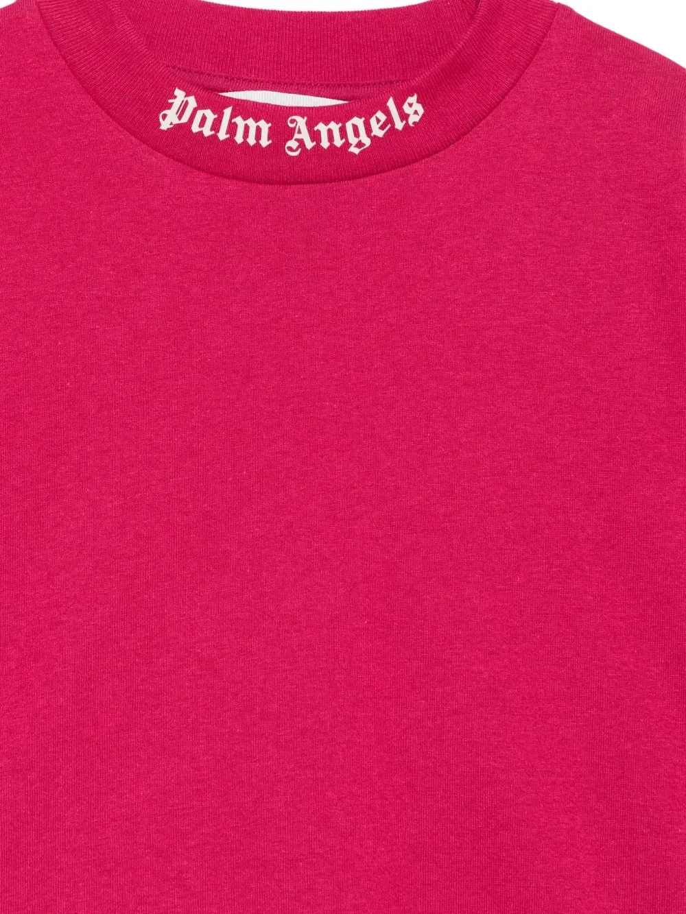 Футболка с коротким рукавом и принтом-логотипом Palm Angels Kids, розовый — фото 3
