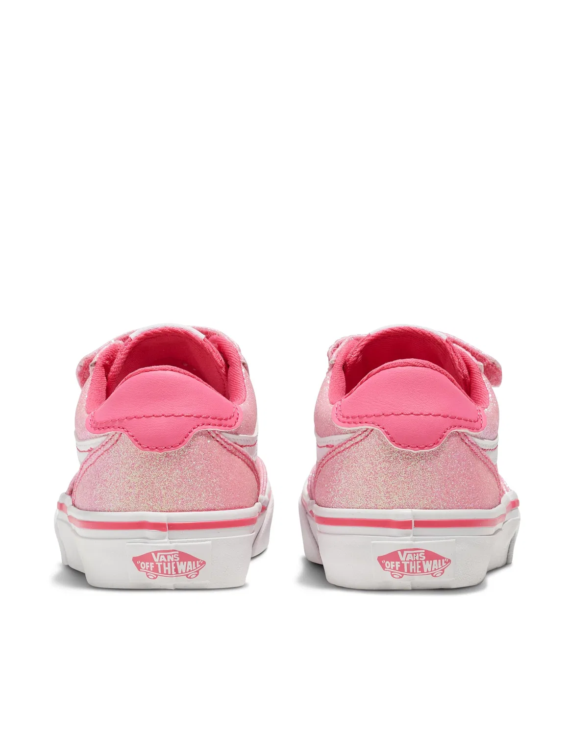 Детские кроссовки для девочек с принтом Brooklyn LS V Vans, Candy Pink — фото 3