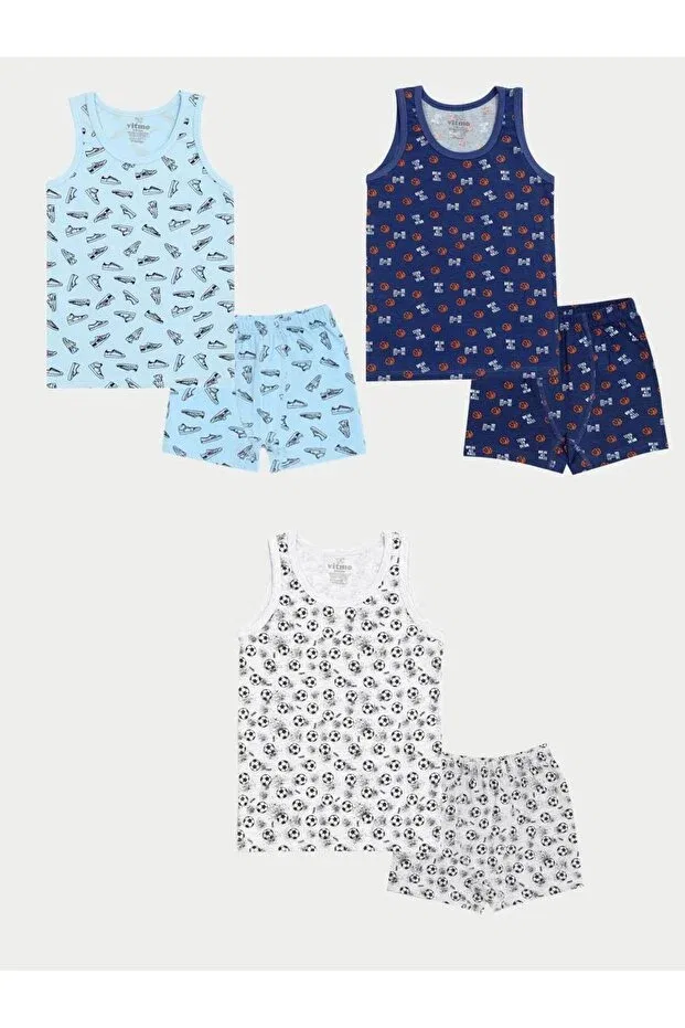 Детский комплект для мальчиков хлопковый Boxer Shorts Vitmo, Mixed