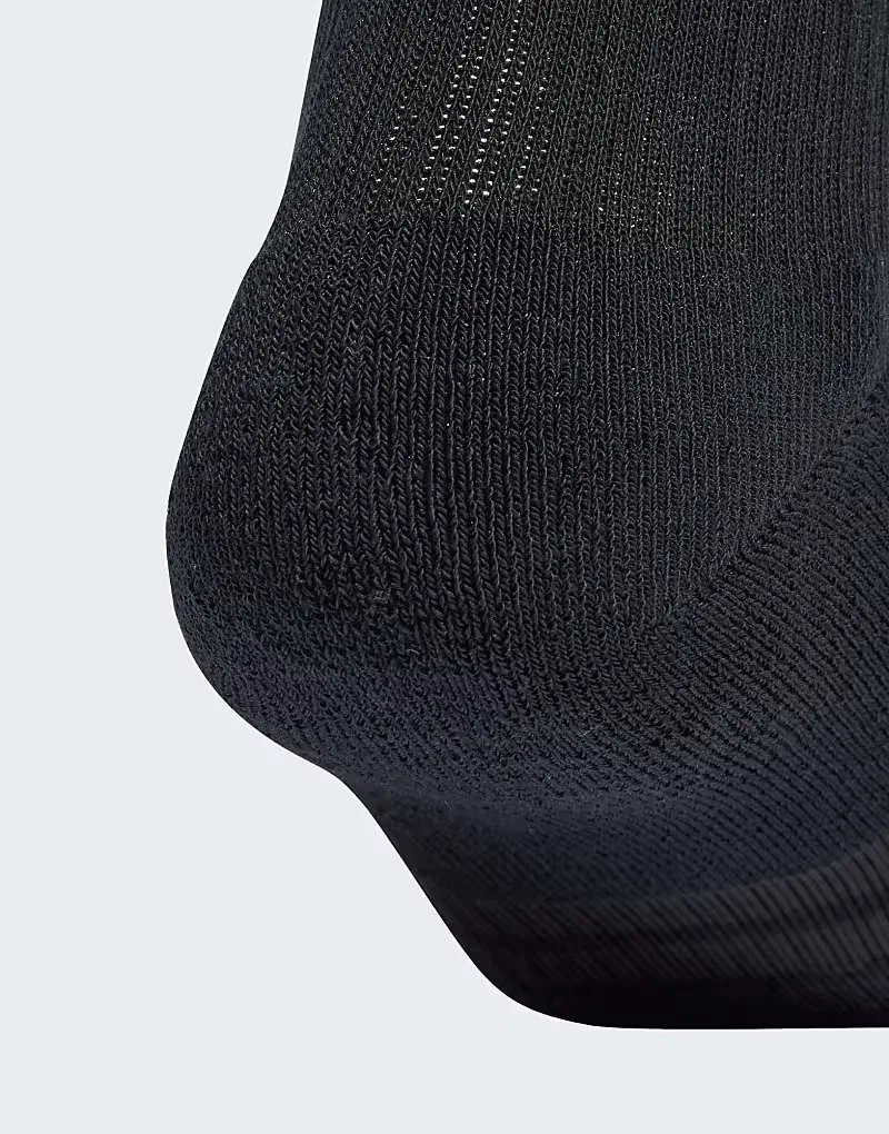 Носки высокие амортизированные Essentials 10 пар Adidas Performance, черный/белый — фото 3
