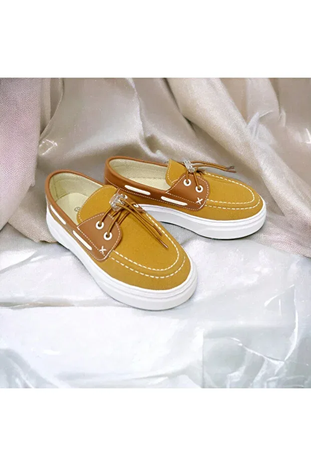 Детские туфли-туфли для мальчиков замшевые Patik Bebe, Taba — фото 3