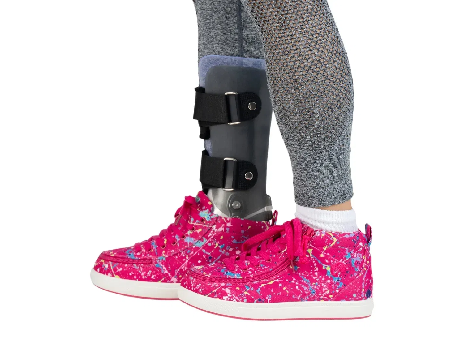 Кроссовки высокие Classic II, Light Pink Multicolor, BILLY Footwear — фото 3