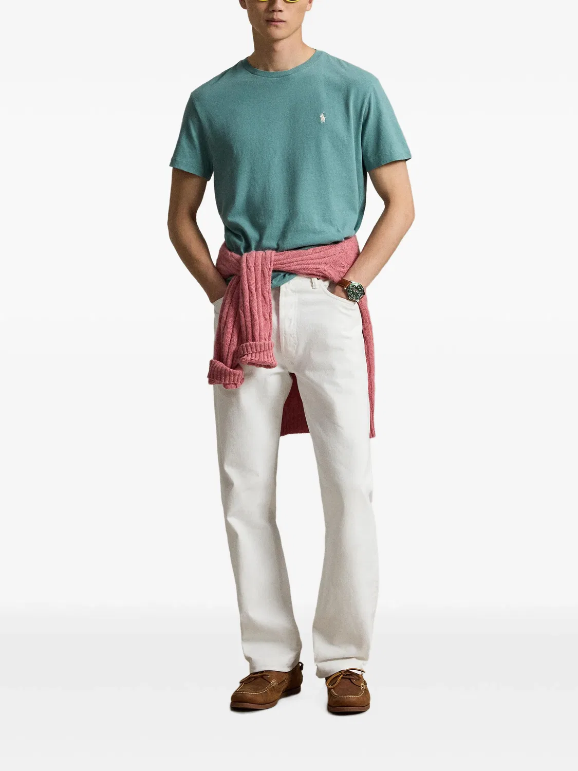 Футболка из джерси Polo Ralph Lauren, зеленый — фото 2