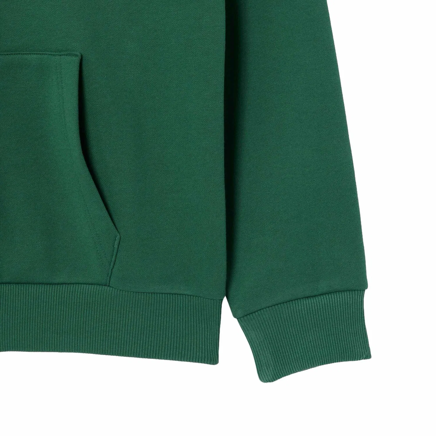Свитшот на молнии зеленый Lacoste — фото 3