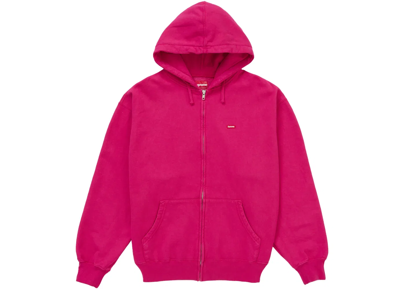 Мужская худи на молнии с принтом Supreme Sweatshirt (FW25), Pink