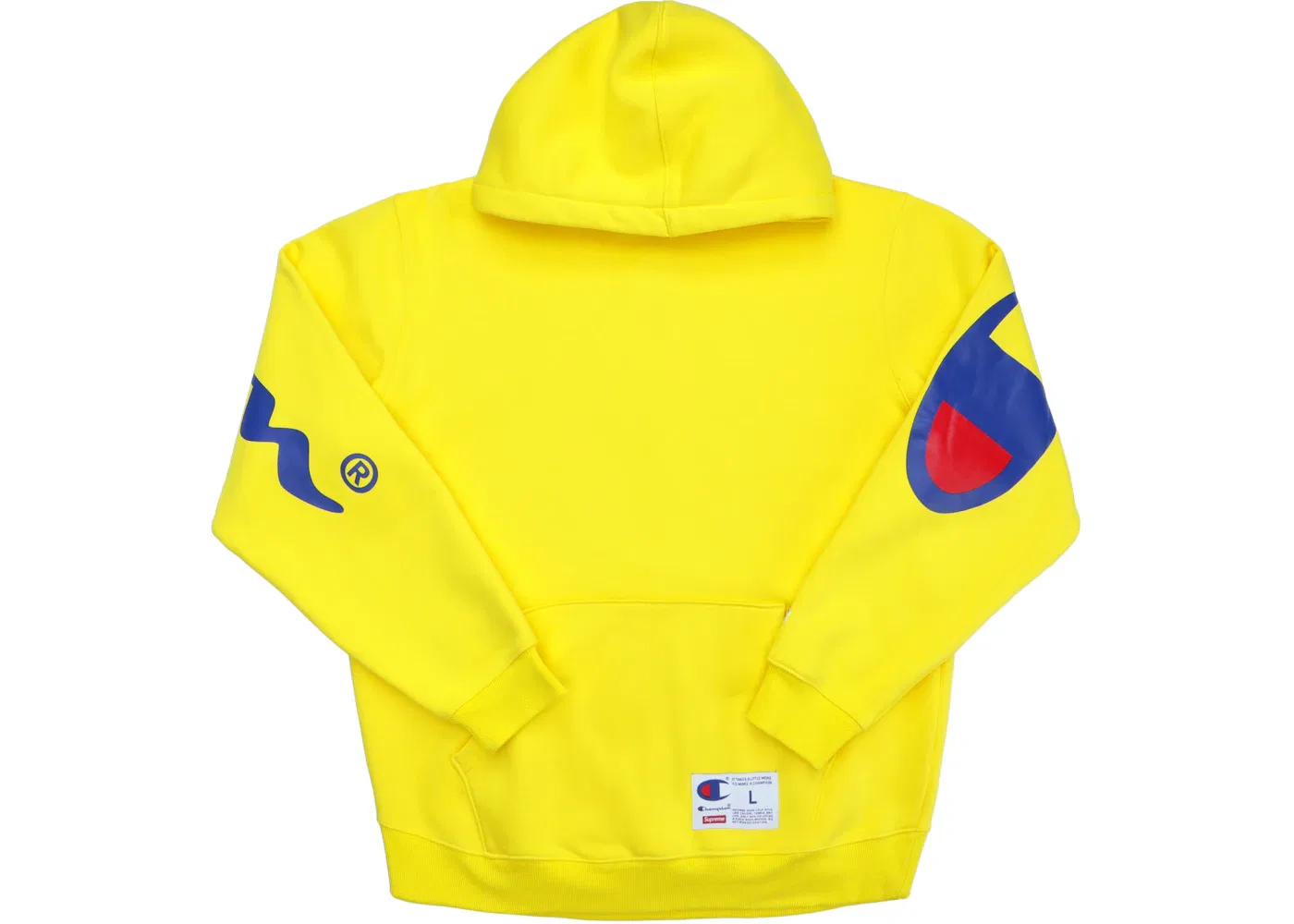 Мужской худи с принтом Supreme Sweatshirt (SS18), Yellow