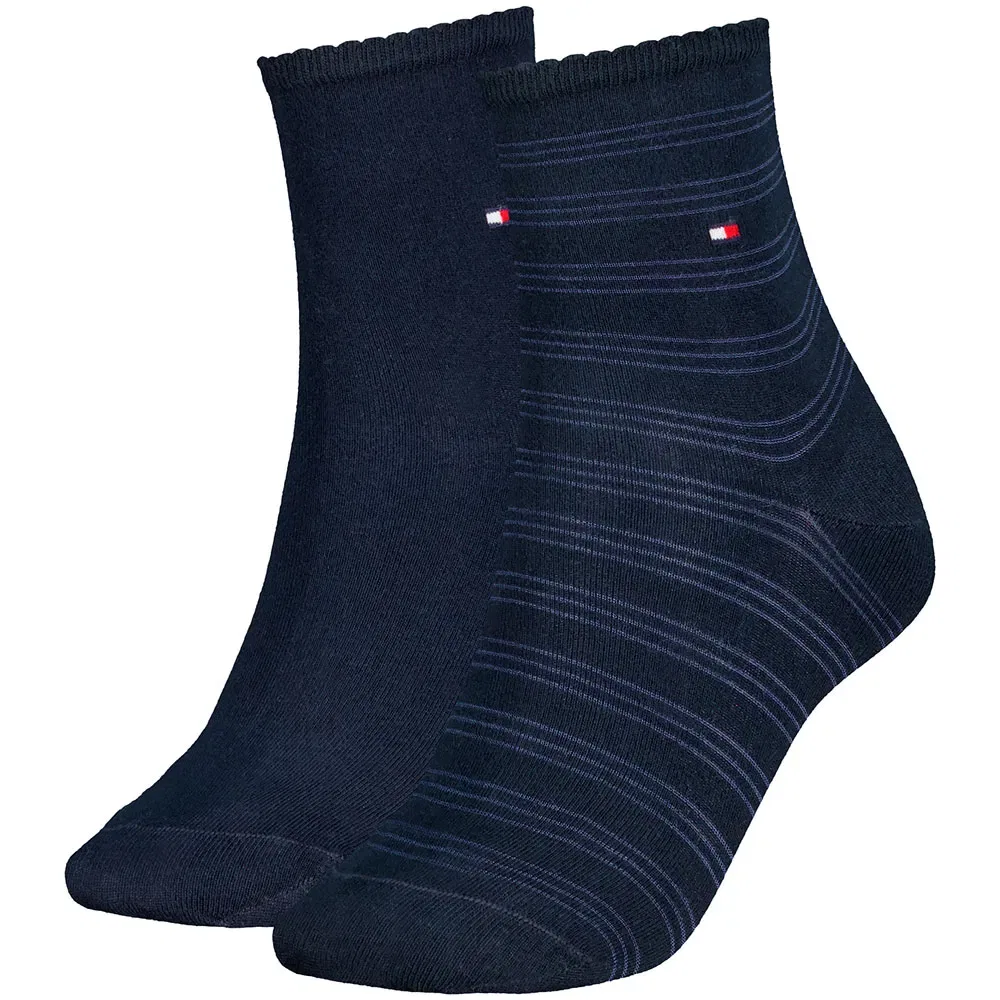 Женские носки с фестончатым краем Tommy hilfiger, Blue