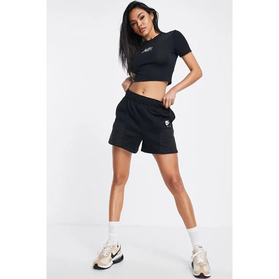 Шорты женские Nike Air High Rise Loose Fit, Черный — фото 4