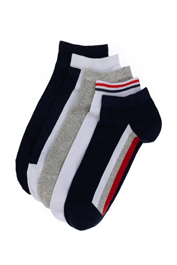 Мужские носки хлопковые 5 шт. U.S. Polo Assn., Navy Blue