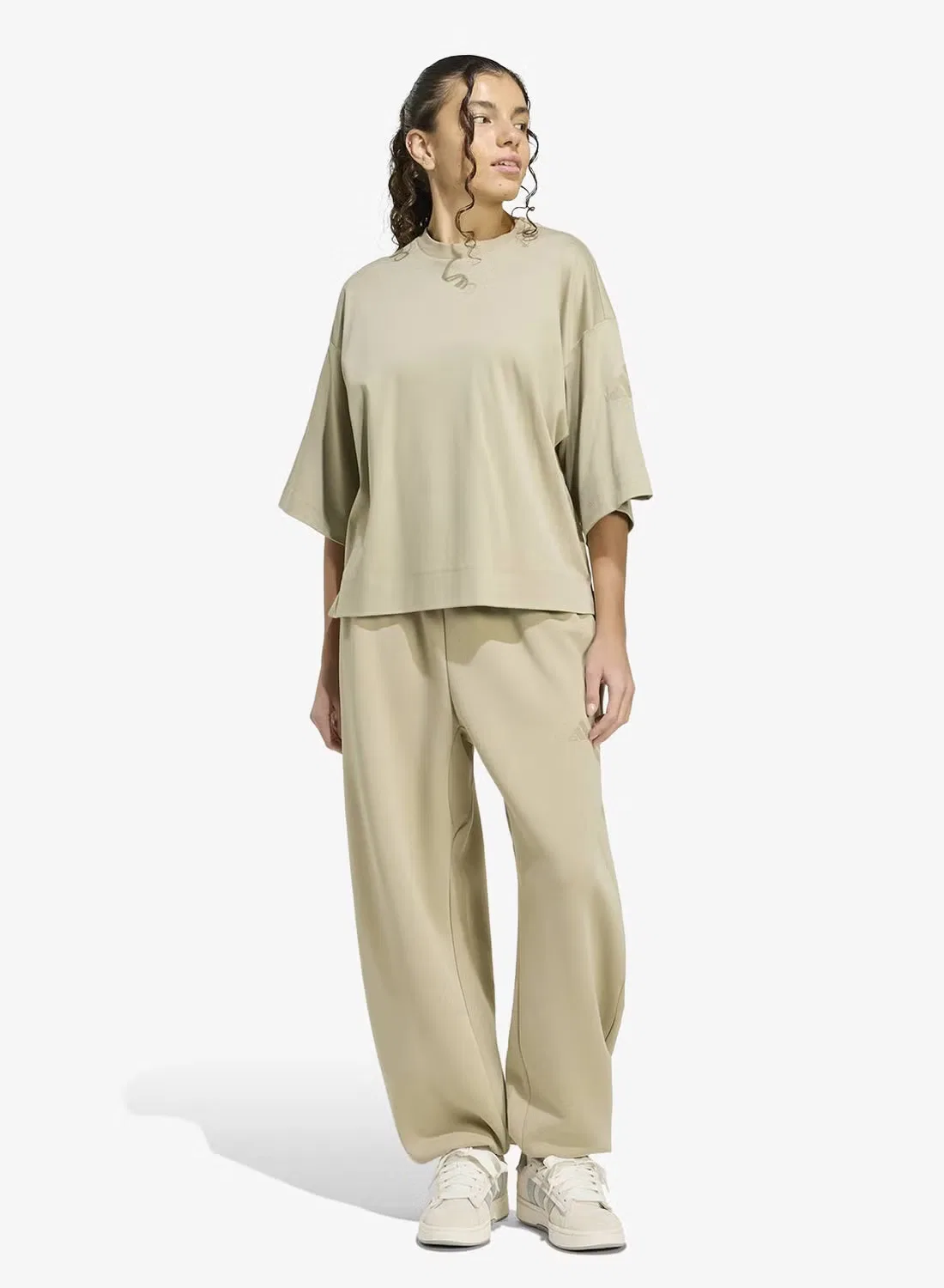 Футболка свободная Soft lux loose, Adidas, белый — фото 4