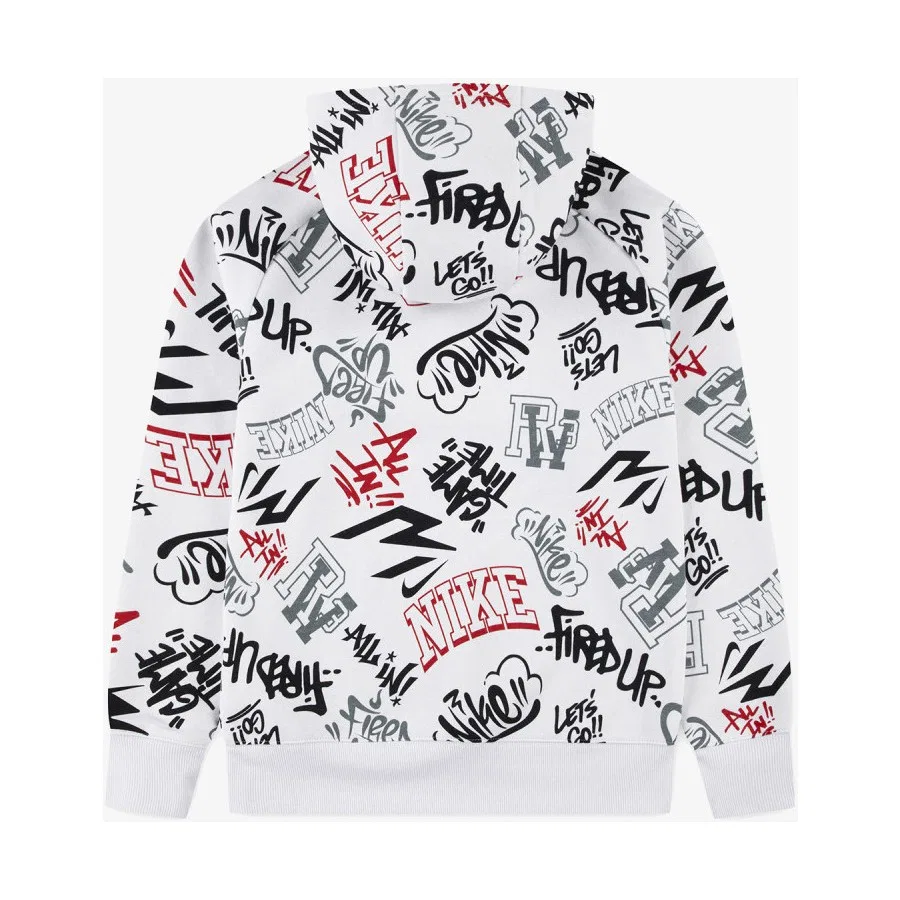 Детский худи с принтом Nike RWB Graffiti Tag, Nike, Разноцветный — фото 2