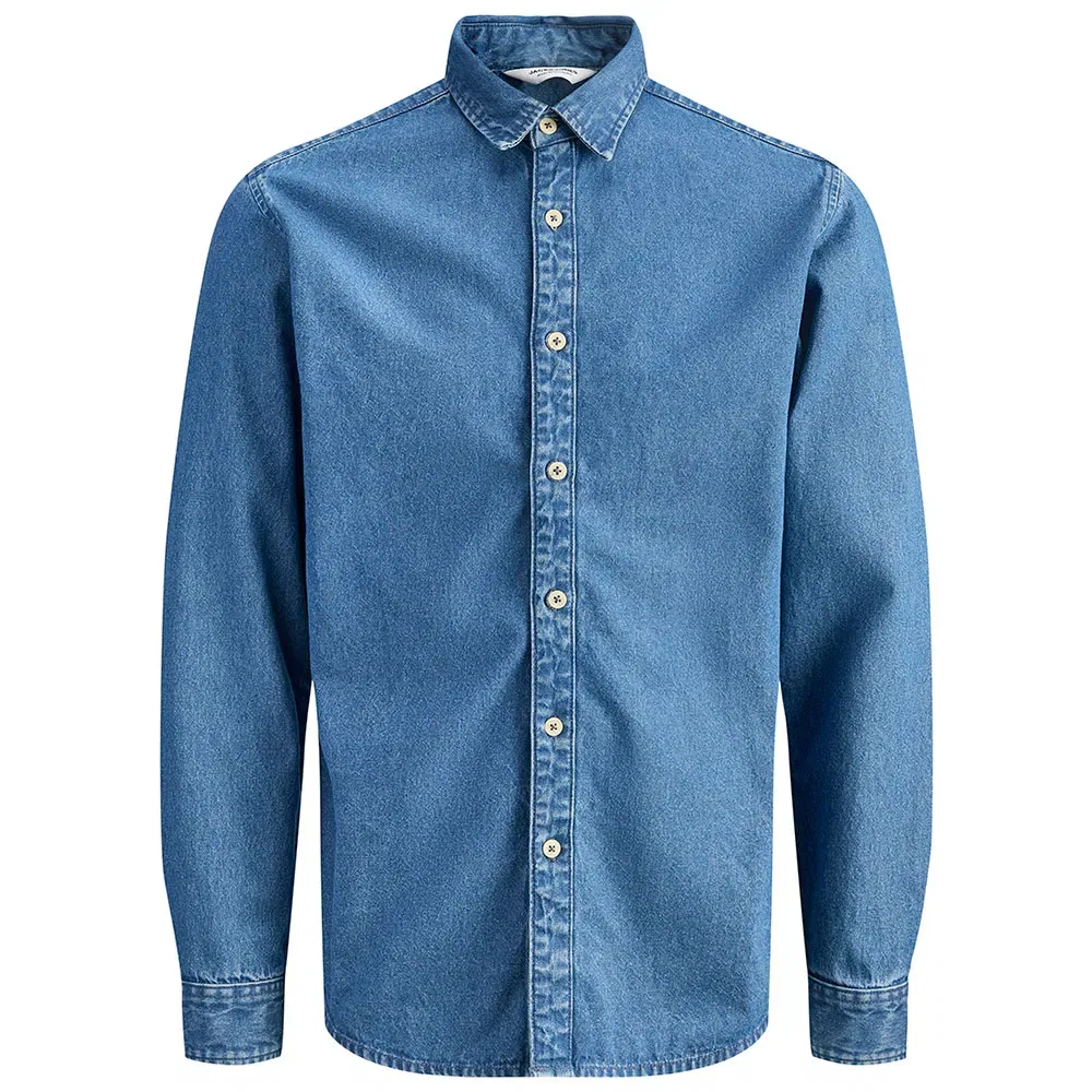 Рубашка с длинным рукавом Stanley At 021 Jack & Jones, синий