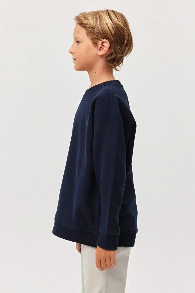 Детские свитшот для мальчиков с длинным рукавом Paulmark, Navy Blue — фото 2