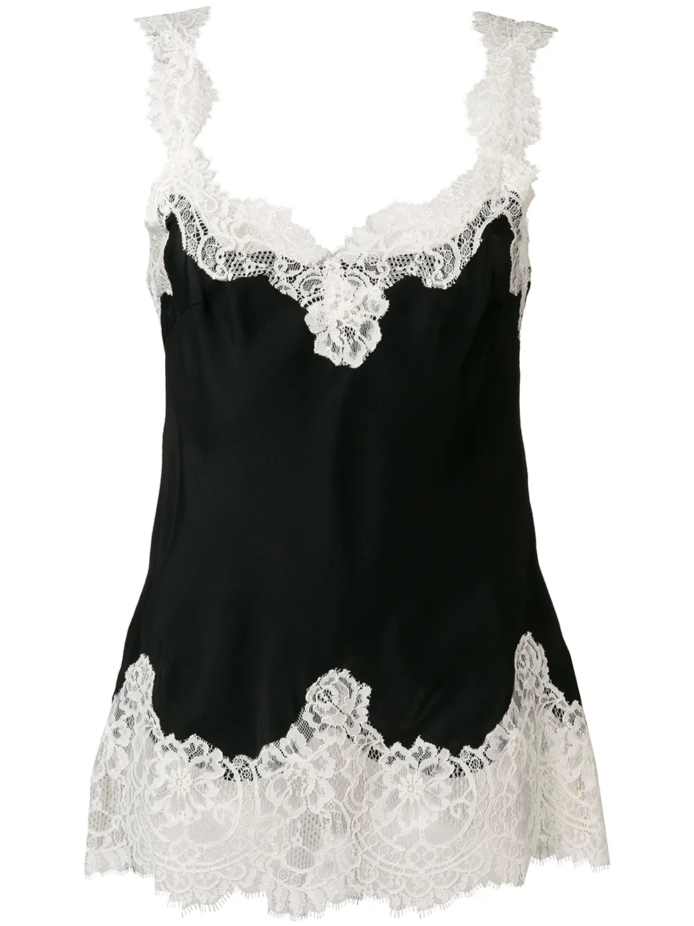 

Топ с кружевной отделкой Gold Hawk, черный