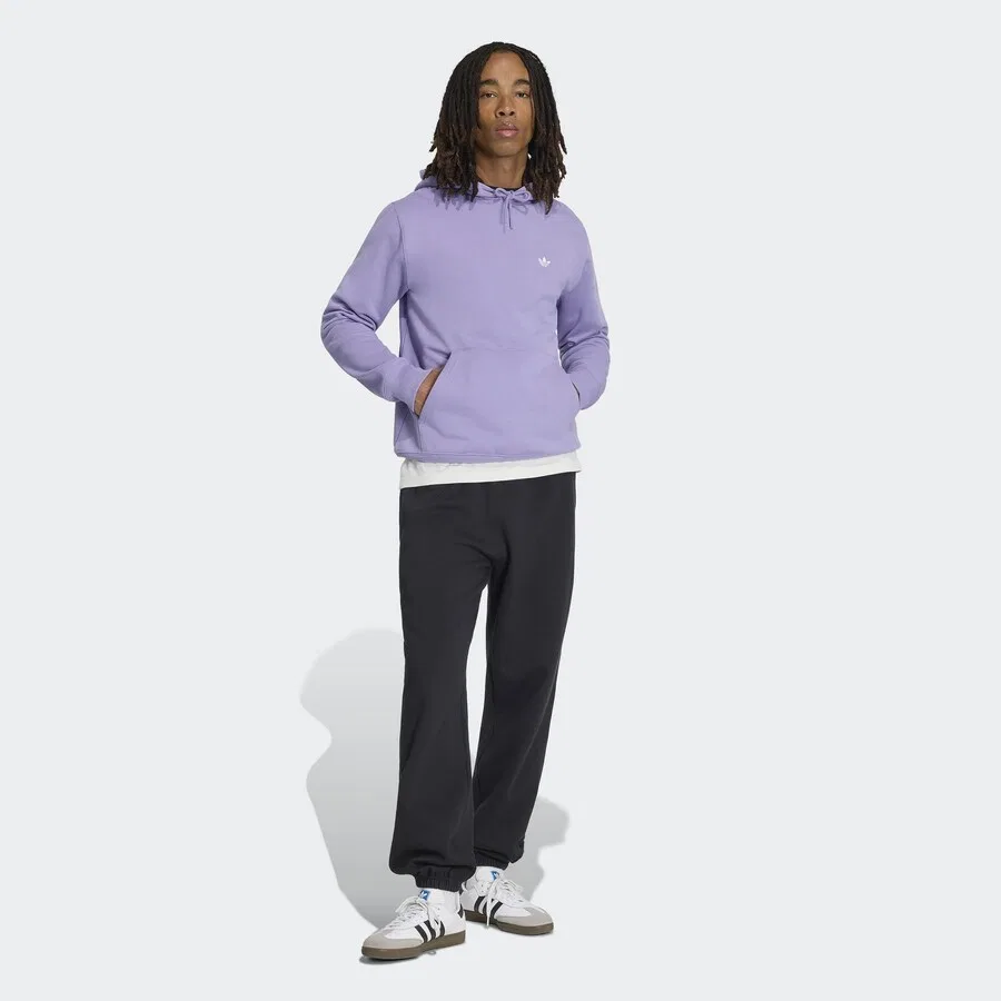 Толстовка ADIDAS ORIGINALS 'Trefoil Essentials' лавандового цвета