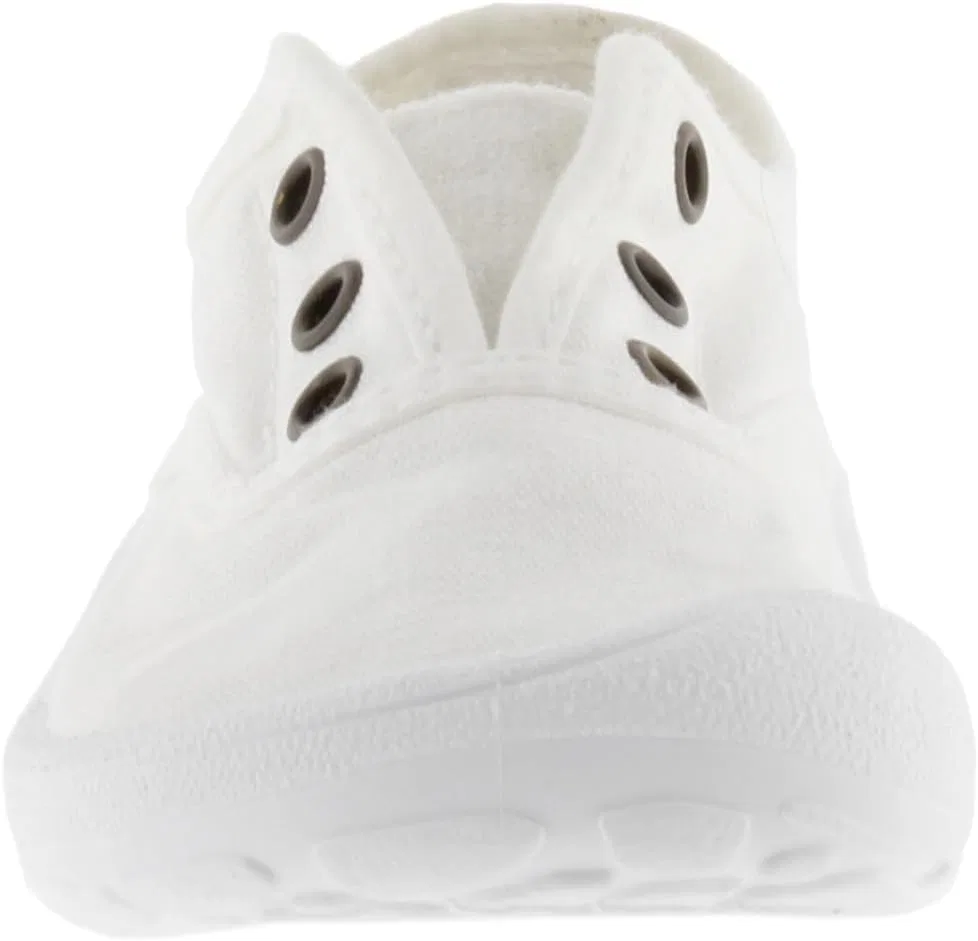 Детские кеды безрукавные Bosco Canvas Plimsolls DREC & Central Elastic 1370110 для девочек victoria, White — фото 2