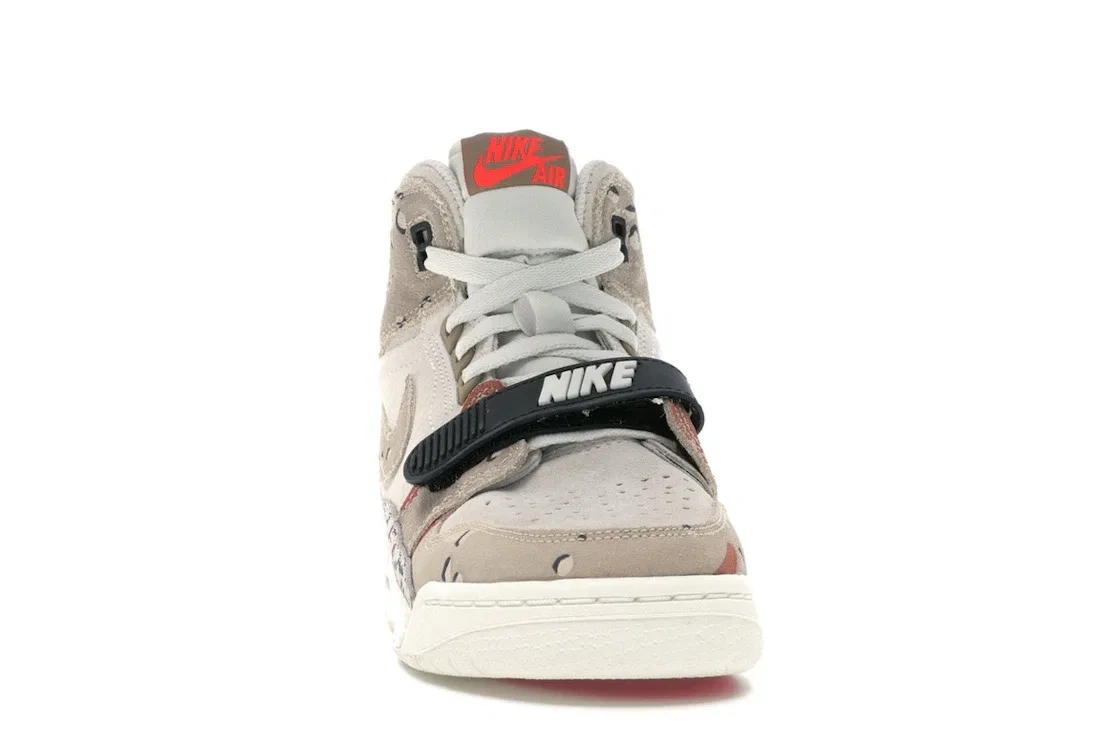 Детские кроссовки Lifestyle с принтом Jordan Legacy 312 Desert Camo, Sail/Desert Camo-Infrared 23 — фото 2