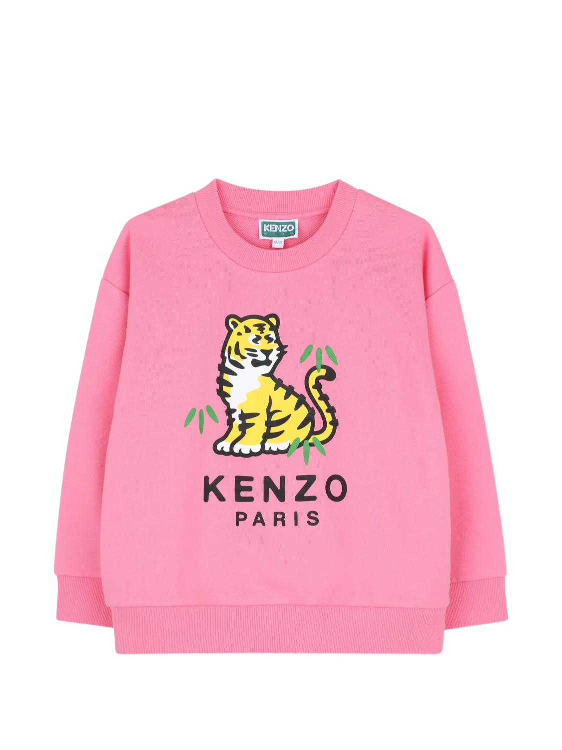 Kenzo Свитшот с тигровым принтом розовый