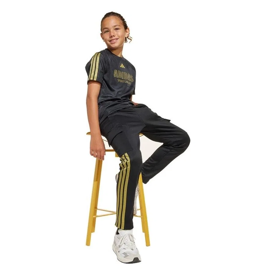 Спортивные штаны-карго с принтом adidas HOT COF CG PT JI6187, Черный
