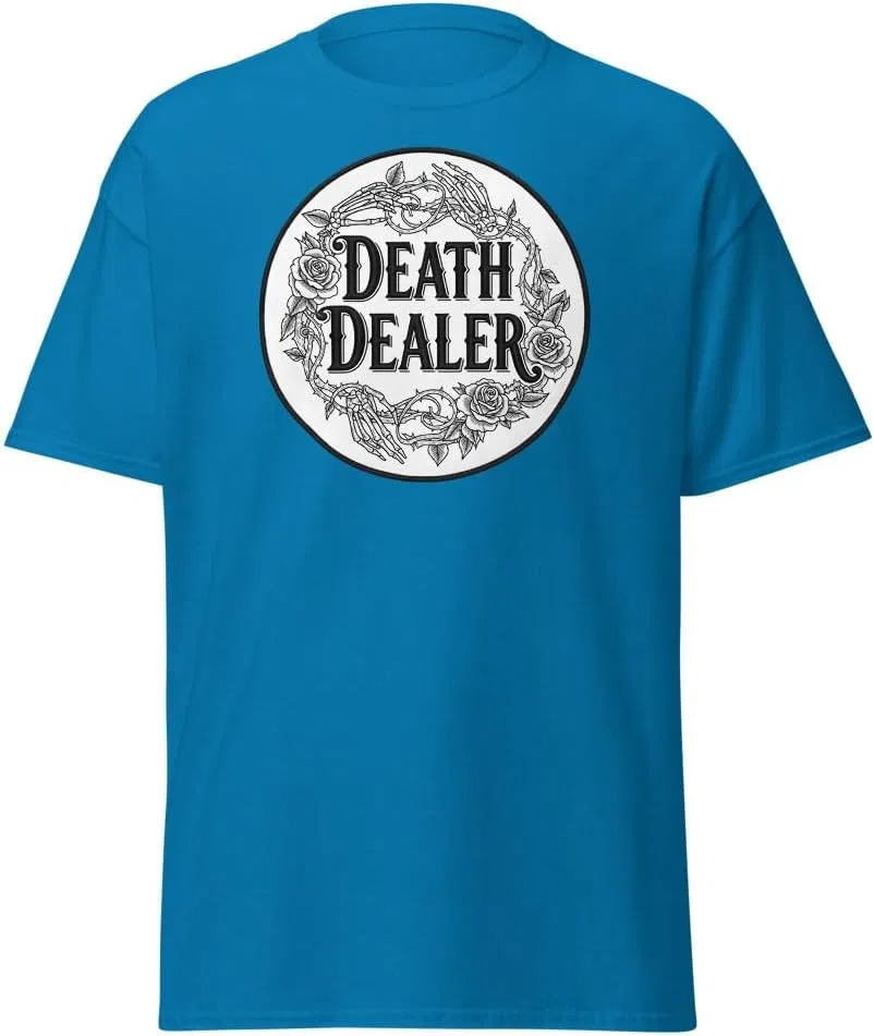 Мужская футболка с принтом Death Dealer, Sapphire