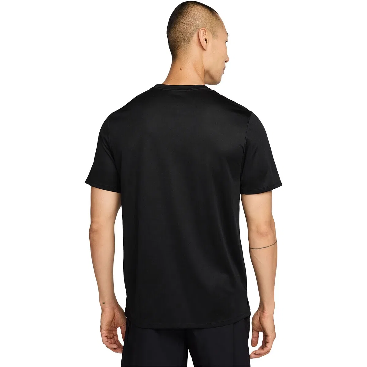 Мужская футболка с коротким рукавом Dri-FIT UV Miler Nike, Black Reflective Silver — фото 2