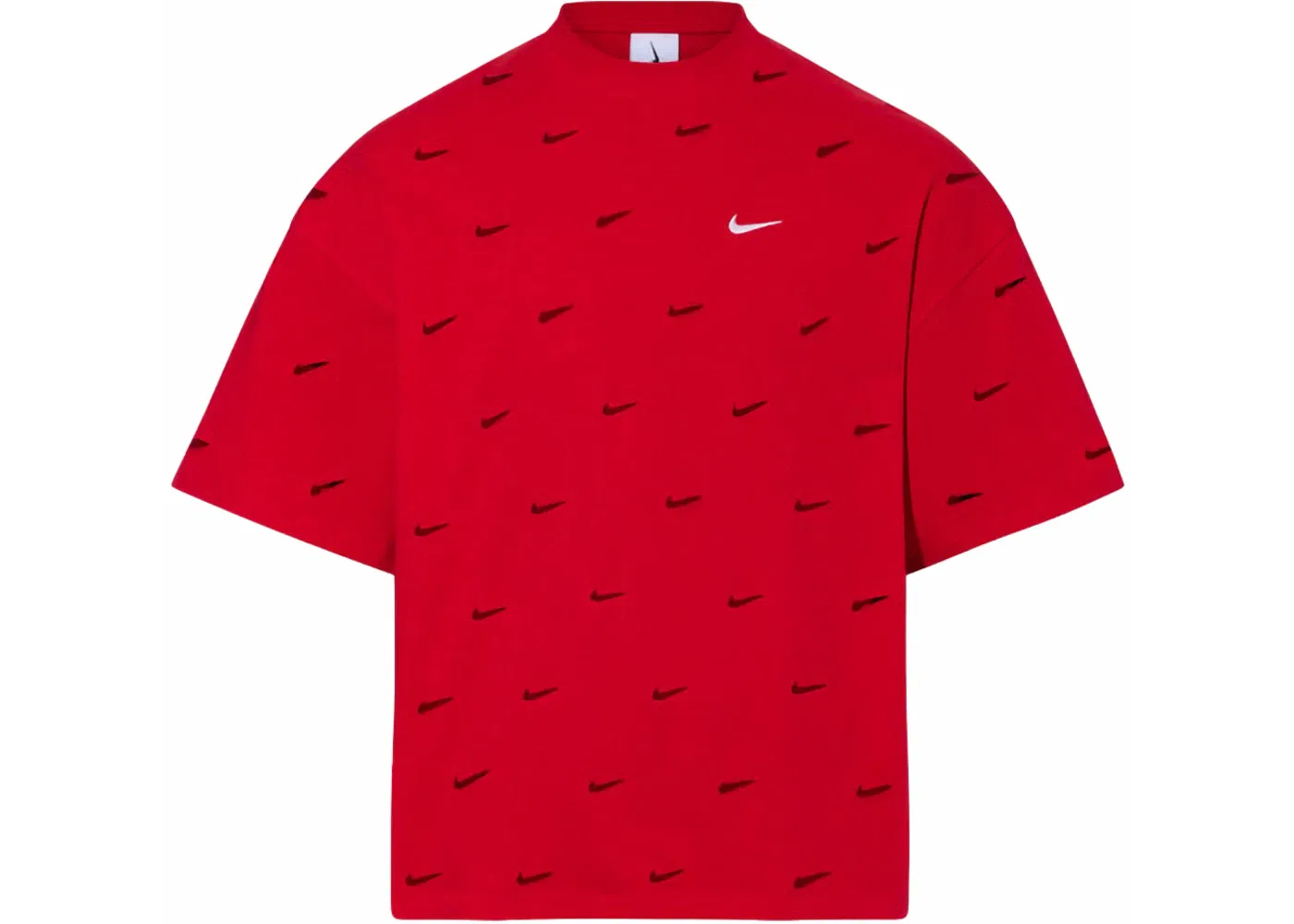 Женская футболка с принтом Le Swoosh Jacquemus x Nike, Dark Red