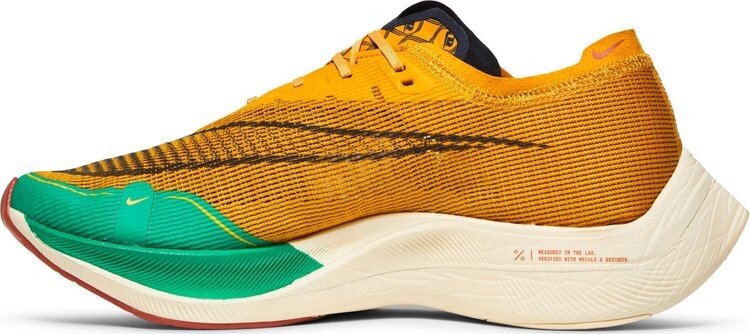 Кроссовки Nike ZoomX Vaporfly NEXT% 2 'Dark Sulfur Stadium Green', желтый — фото 4