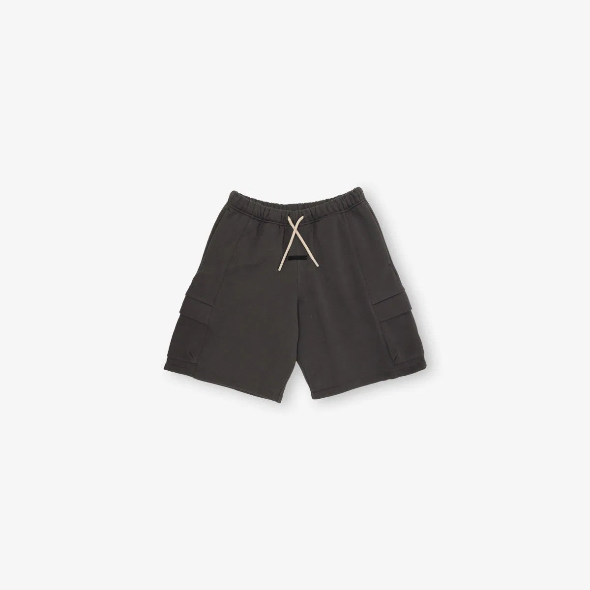 Хлопковые трикотажные шорты-карго с вышитым логотипом, размер 2-14 лет Fear Of God Essentials, серый