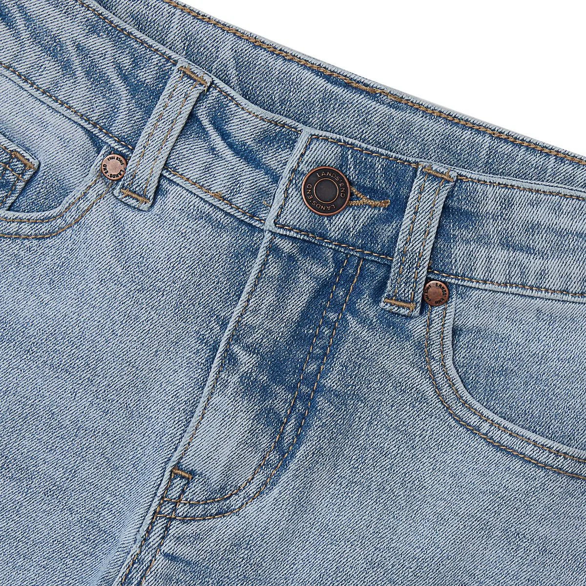 Детские шорты джинсовые Lands' End, Light Blue — фото 3