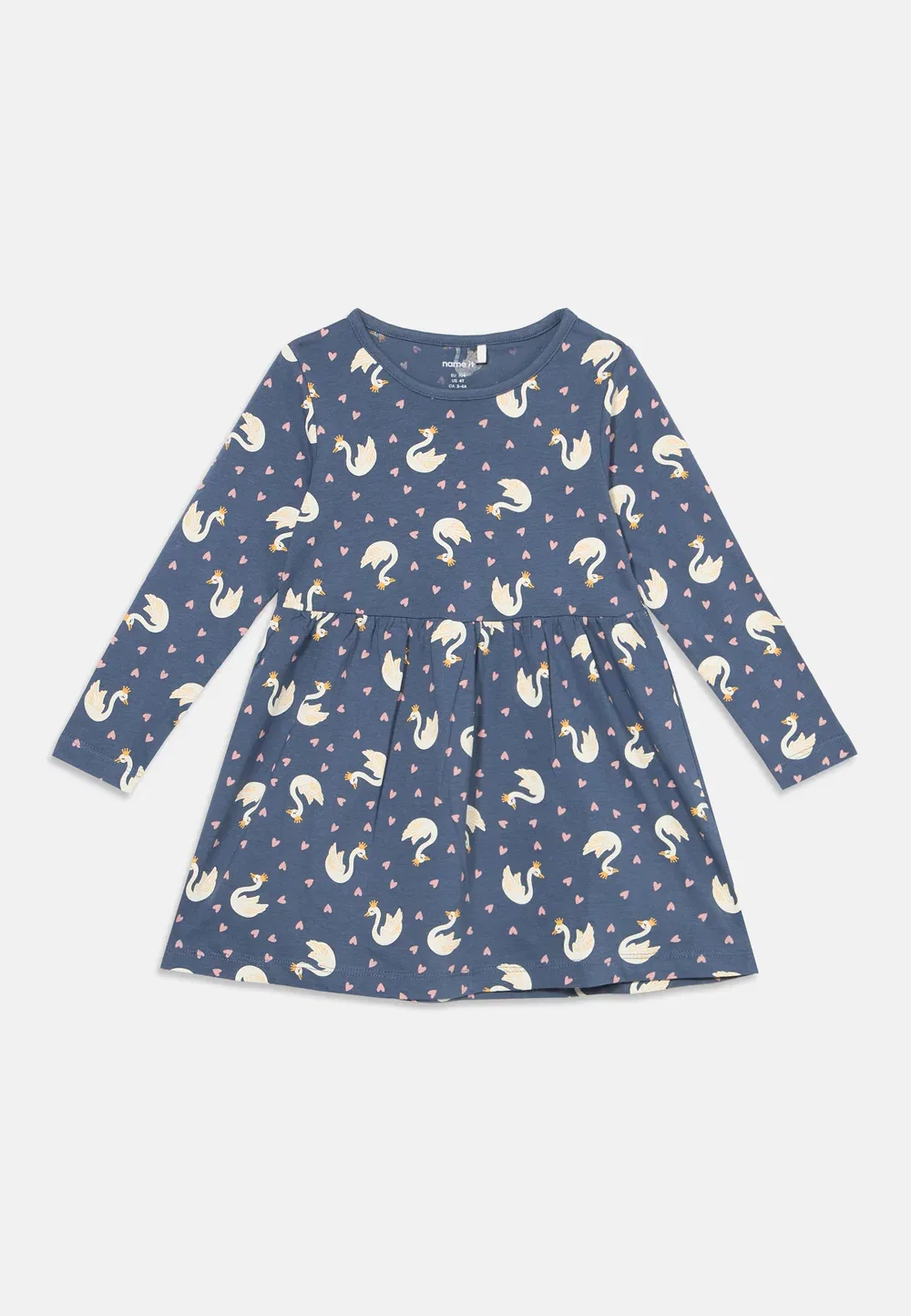 Платье Nmfvilisa - трикотажное платье Name It, Vintage Indigo — фото 3
