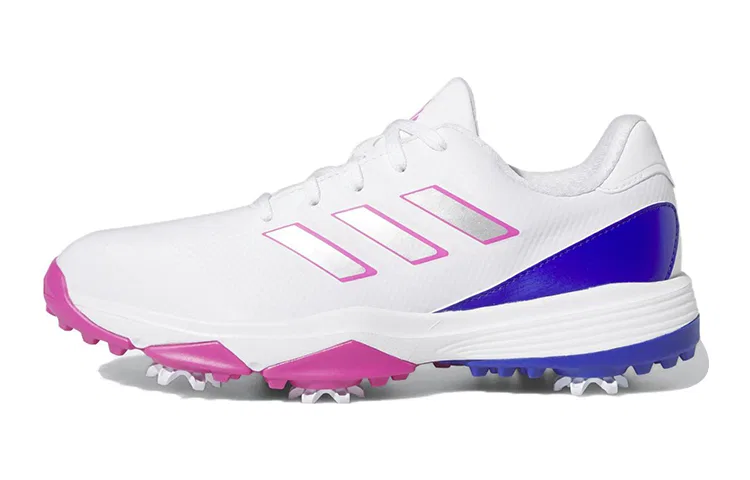 Детские тренировочные кроссовки с защитой носка ZG23 Golf Cloud White Lucid Fuchsia Lucid Blue GS, Adidas