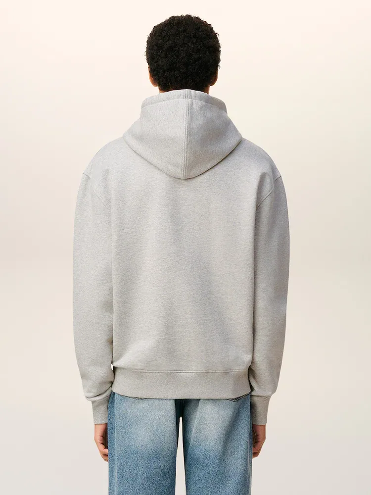 Худи с принтом Adc Hoodie AMI PARIS, Heather Ash Grey — фото 4