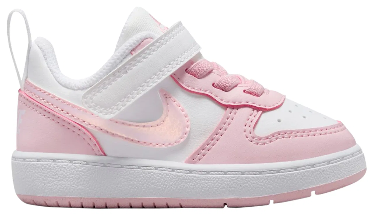 Детские кеды Court Borough Low Recraft Nike, цвет Pink Foam/White