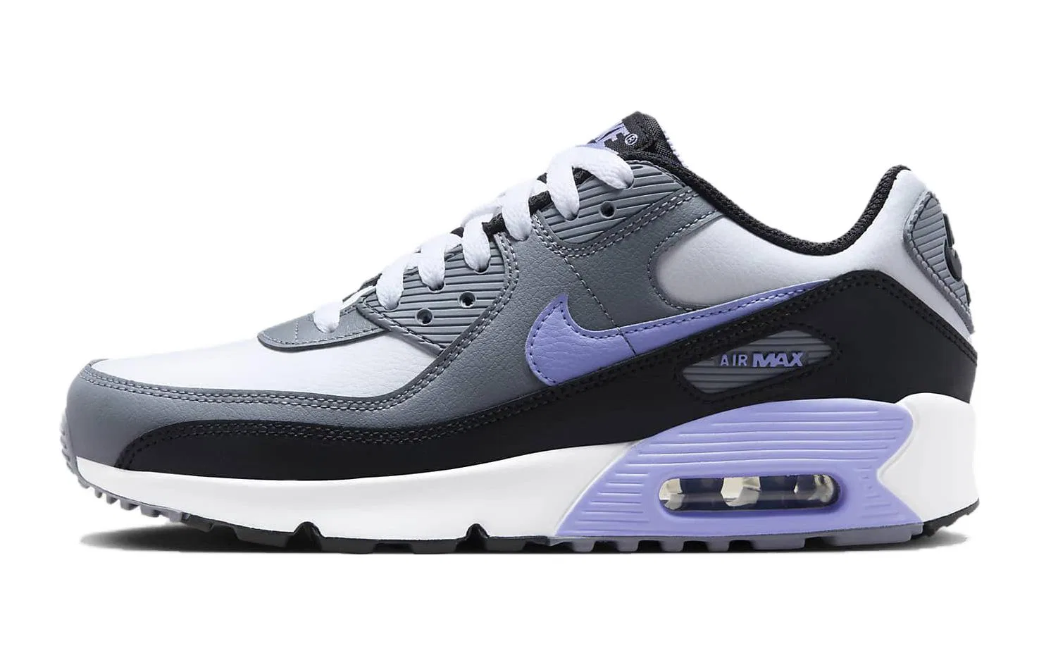 Детские кроссовки с кожаным верхом Air Max 90 Leather GS 'Light Thistle' Nike