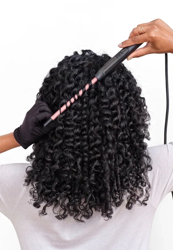 Бигуди и щипцы для завивки без нагрева Babyliss, черный/розовый — фото 3