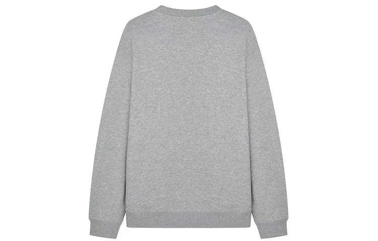 Детский свитшот без гендера с круглым вырезом, плотный, Light Gray, Teenie Weenie Men — фото 4
