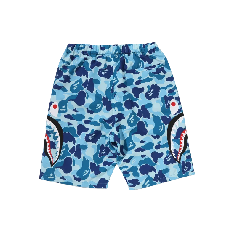 Детские шорты с принтом A BATHING APE, Blue Blx — фото 3