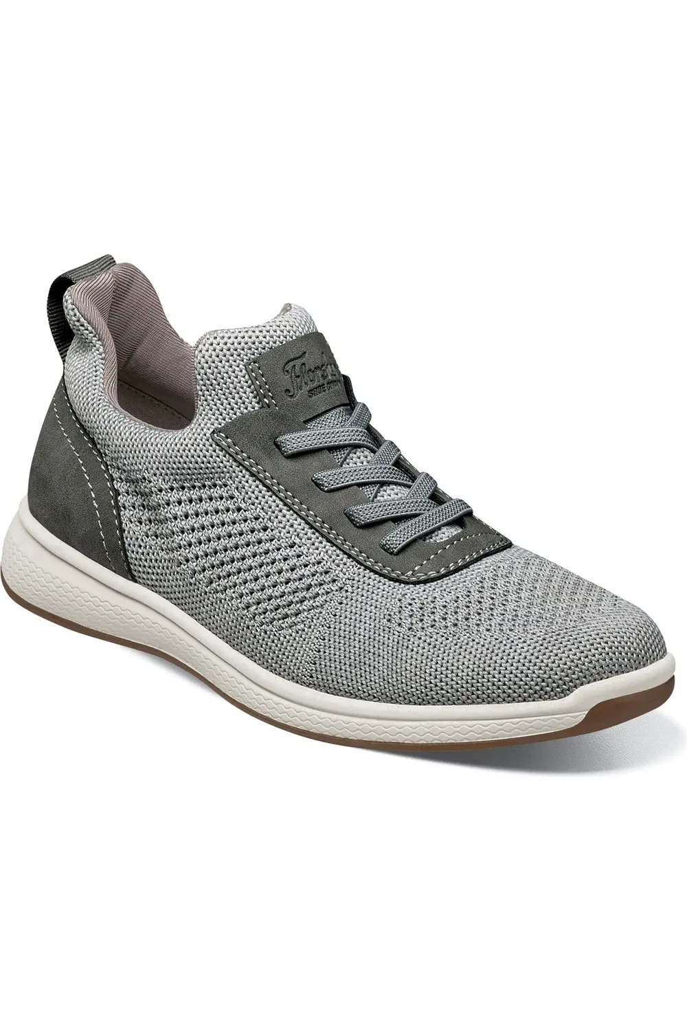 Детские кроссовки slip-on с эластичной шнуровкой Satellite Florsheim, серый