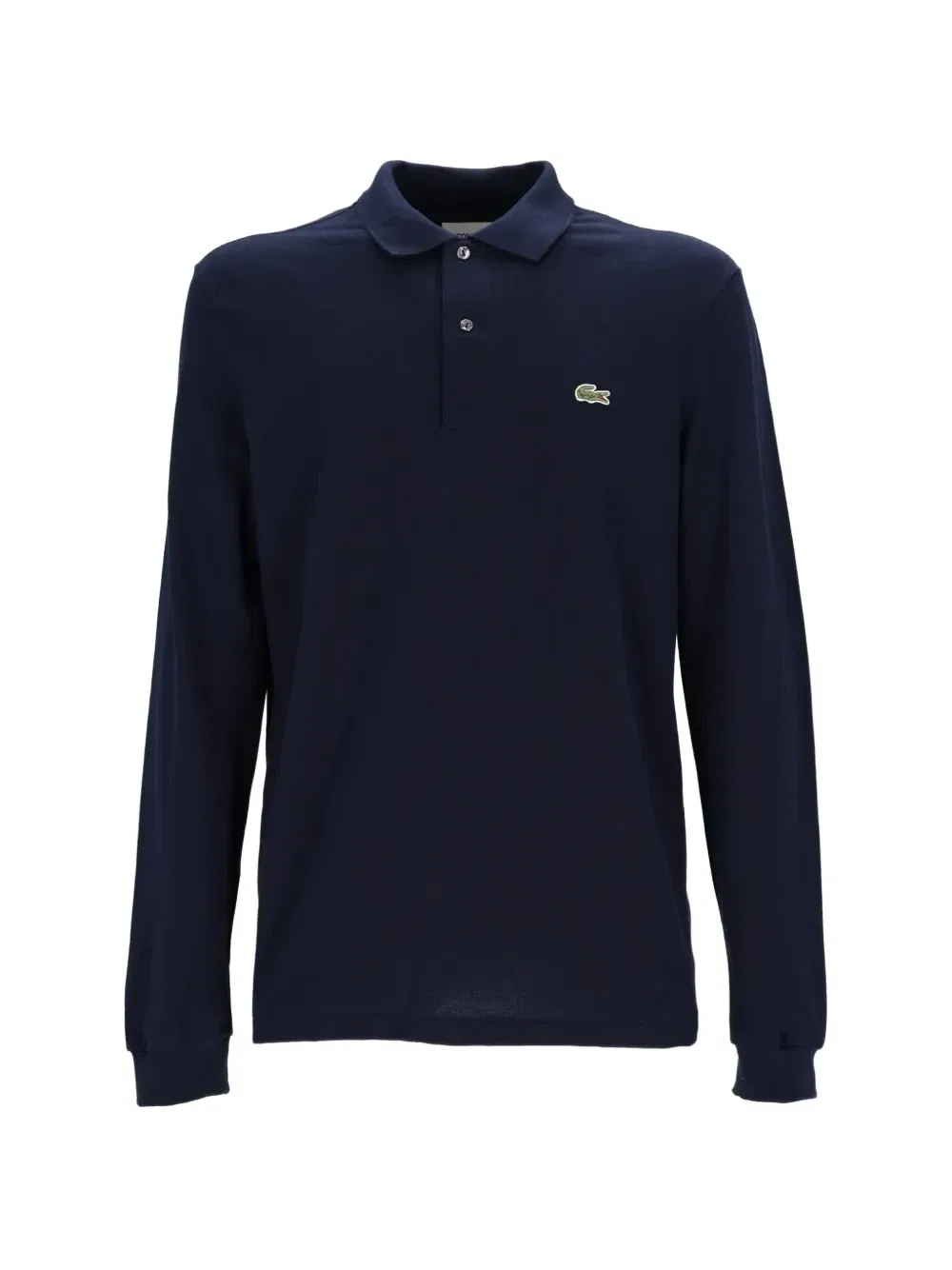Поло с длинным рукавом и нашивкой-логотипом Lacoste, синий
