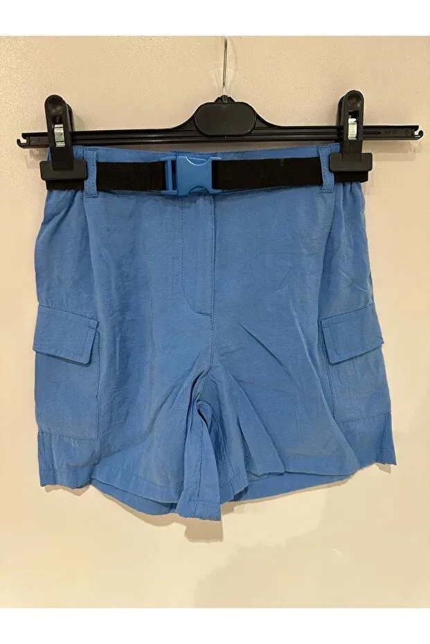 Детские шорты для девочек хлопковые Pd Kids, Blue