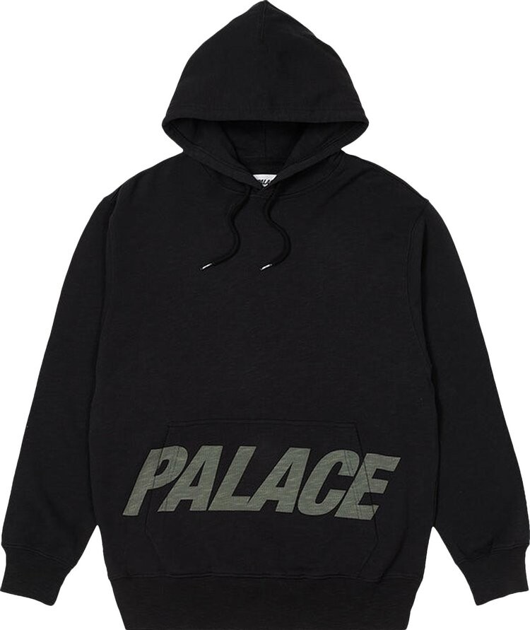 

Толстовка Palace Pal Pocket Slub Hood 'Black', черный