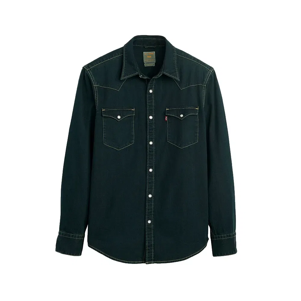 Мужская рубашка с длинным рукавом Barstow Western Levi's, Blue — фото 3