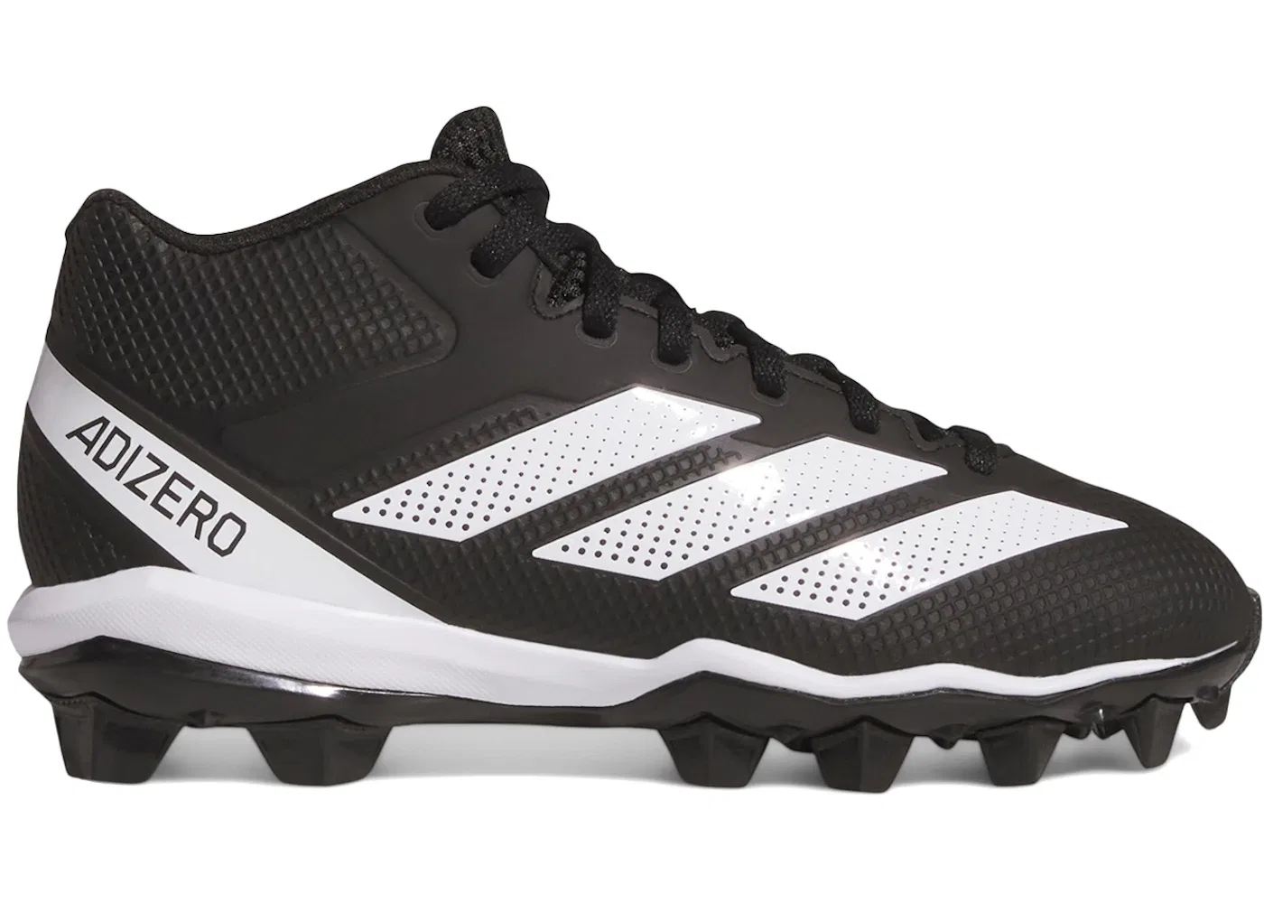Детские бутсы Adizero Impact.2 Molded Rubber Adidas, Core Black/Cloud White/Core Black