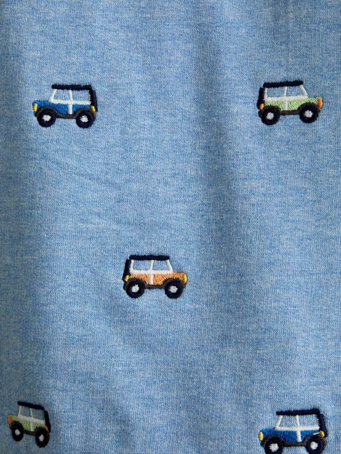 Свитшот с вышивкой Jeep, JoJo Maman Bébé, синий — фото 4